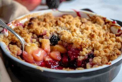 Thumbnail for Mary Berry Blackberry and Apple Crumble